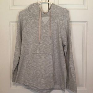Women’s Heathered Gray CK Hooded Sweatshirt